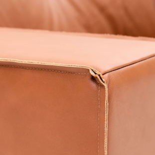 Sofá Fixo Quatro Lugares Couro Premium MMISOF0161 (2,08)