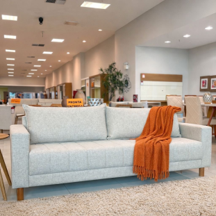 Sofa 3 lugares com Almofadas soltas 2,15 MFESOF4969