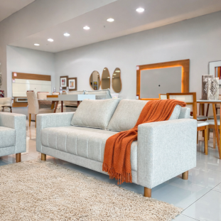 Sofa 2 lugares com Almofadas soltas 1,75 MFESOF4968