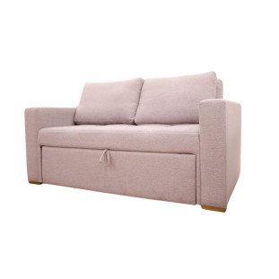 SOFA CAMA 2 LUGARES LINHO CINZA -  1,60 MFESCA0668 