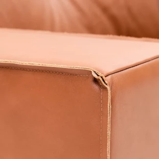 Sofá Fixo Quatro Lugares Couro Premium MMISOF0161 (2,08)
