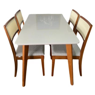 Sala de Jantar 4  Lugares (1,35 X 0,80) M99MJA0414EMHECAD0758