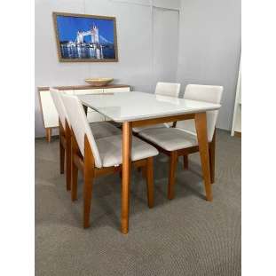 Sala de Jantar 4 lugares (1,35 X 0,80) M99MJA0414EMHECAD0757