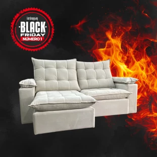 Sofá Retrátil e Reclinável Três Lugares MLXSOF0006 (2,00) 