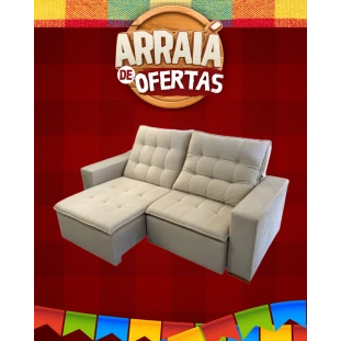 Sofá Retrátil e Reclinável dois Lugares MFES2L0519  1,80m