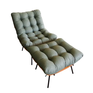 Poltrona Costela com Puff MVLPOL0001EMLVPUF0001