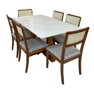Mesa de Jantar para seis Lugares 1,60 x 0,90 MRFMJA0002