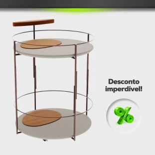 BAR CARRINHO COMPACTO MRUBAR0014 