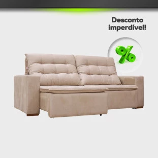 Sofá Retrátil e Reclinável dois Lugares MFES2L0519  1,80m